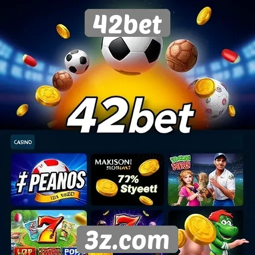 Variedade de jogos disponíveis no 42bet